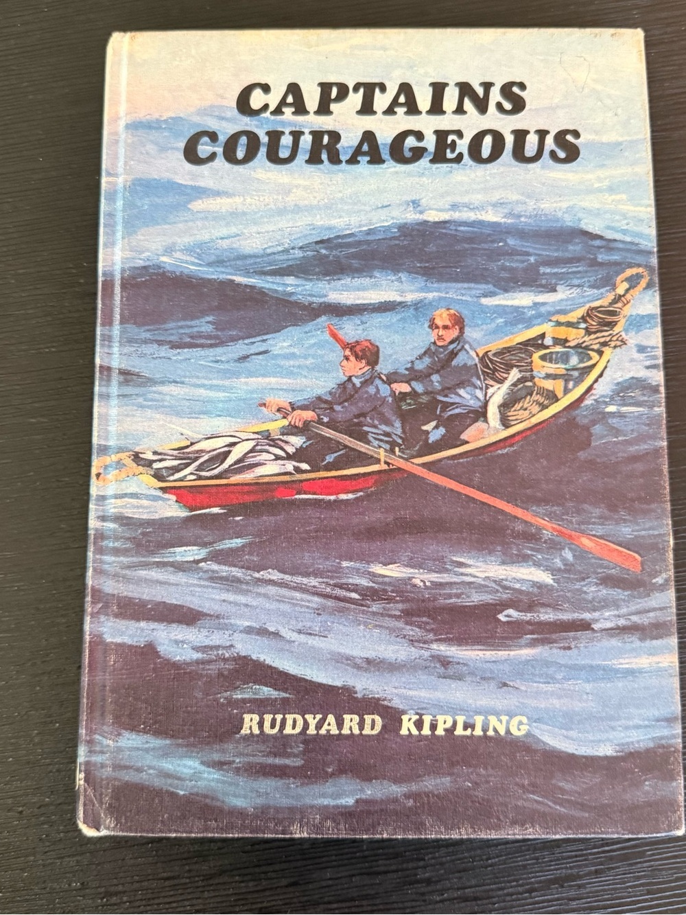 Captains Courageous Rudyard Kipling HC Lifetime Library 1971 Ex Libris
